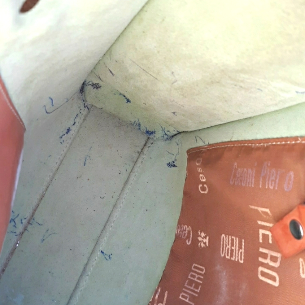GUC CEONI PIERO LEATHER PAINTED BAG - Picture 10 of 13